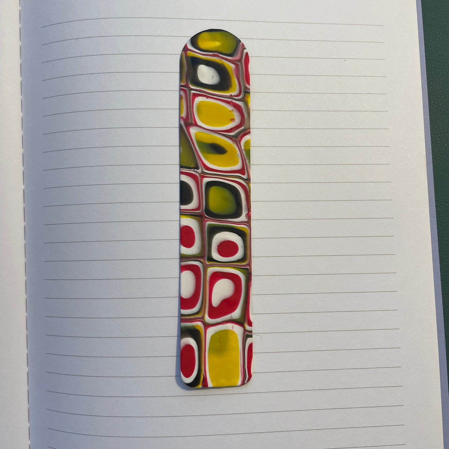 Red and Yellow Fade Bookmark