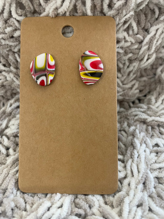 Red & Yellow Fade Studs