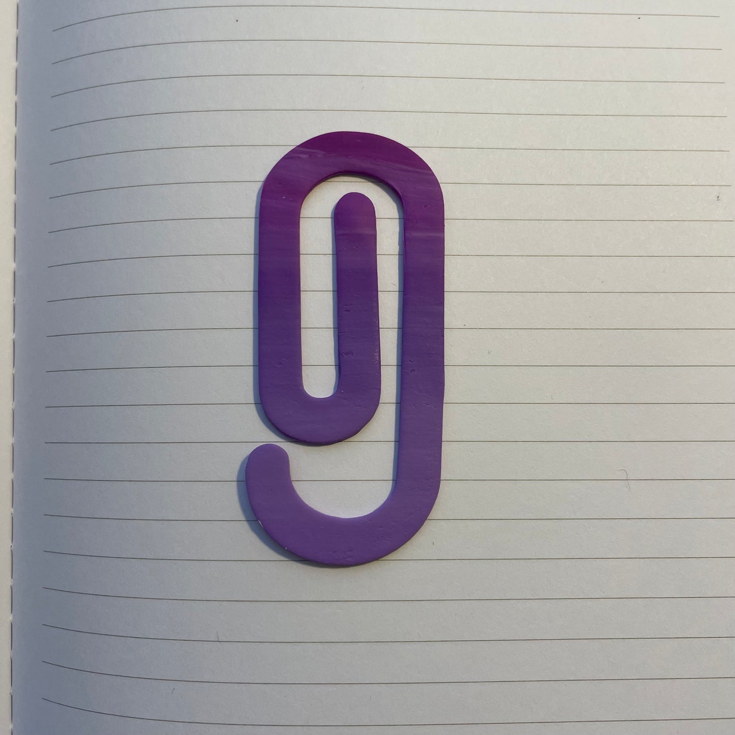 Purple Ombre Paperclip Bookmark